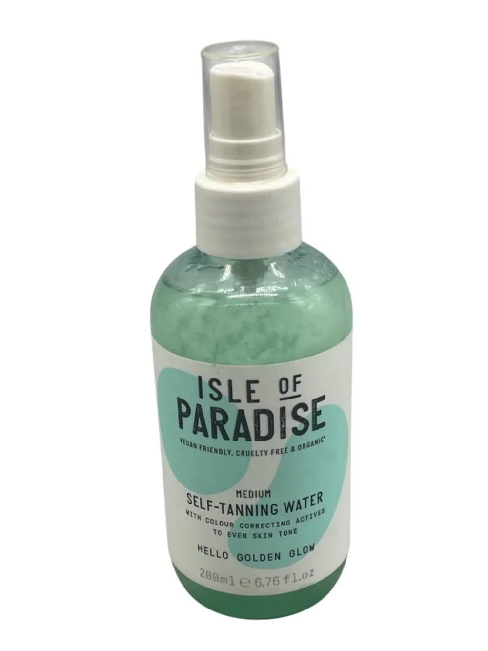 Isle Of Paradise Medium Self-Tanning Water Colour Correcting Actives Vegan READ